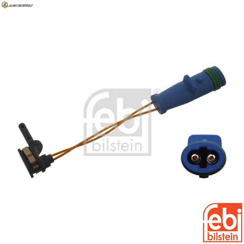 Warning contact brake pad wear - contact,