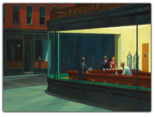 Edward hopper nighthawks - edward,