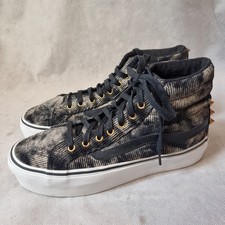 Vans sk8 Old Skool Hi Top Platform Spiked Studded Shoes Size UK 6.5 Trainers 
