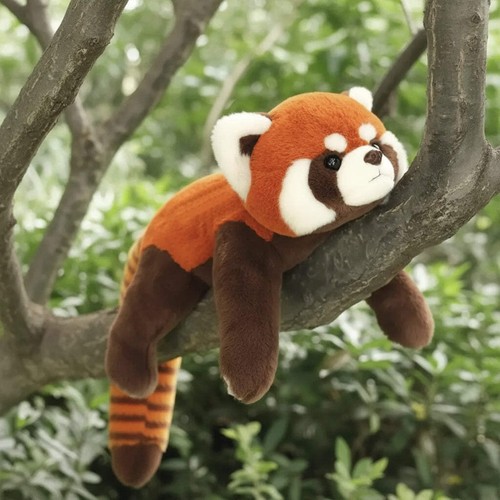 Lifelike red panda - red, |