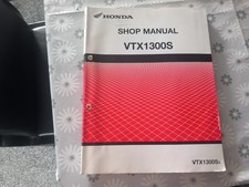 Honda VTX1300S factory workshop manual 2002