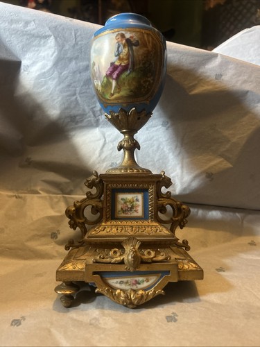 French 19c bronzed spelter - spelter, &