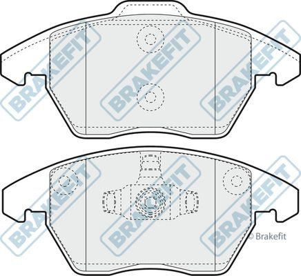 Apec front brake - front, set
