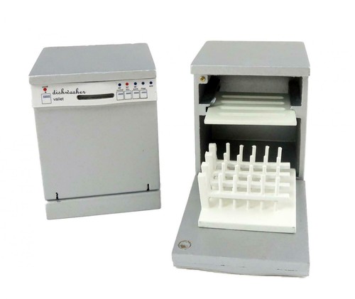 Dolls house silver - silver, dishwasher