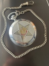 MOLNIJA WW2 RUSSIAN COMMEMORATIVE WIND UP POCKET WATCH