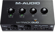M-Audio M-Track Duo  USB Audio Interface for Recording, Streaming and Podcasting