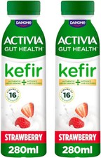 Kefir Natural Yoghurt Drink 2 x 280ml - Strawberry