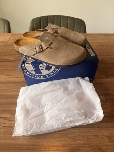Birkenstock boston clogs taupe - birkenstock,