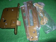 MORTICE LOCK  3 LEVER SECURITY  3" (57 MM BACKSET) 2 KEYS ANTI SAW PINS