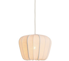 John Lewis Zubedo Light Fabric Pendant White Cream Linen Light & Living RRP £160