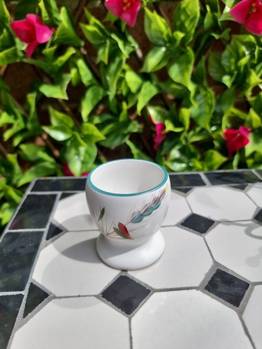 Vintage denby greenwheat egg - denby,