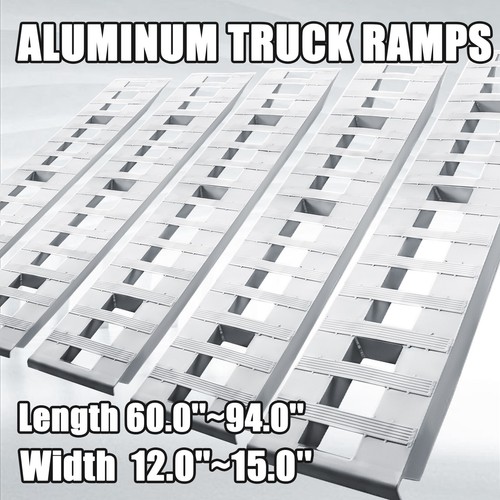 Aluminum ramps - 60/72/84/94''aluminum,