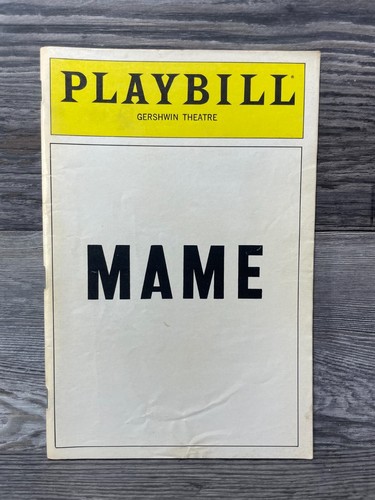 Mame playbill july 1983 - playbill,,