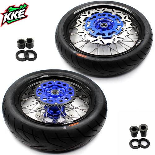 Kke supermoto wheels tires - 17",