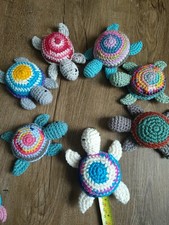 Handmade crochet turtles cute