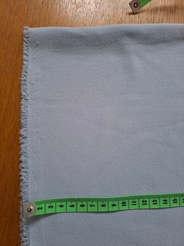 Pale blue grey moss crepe - moss,