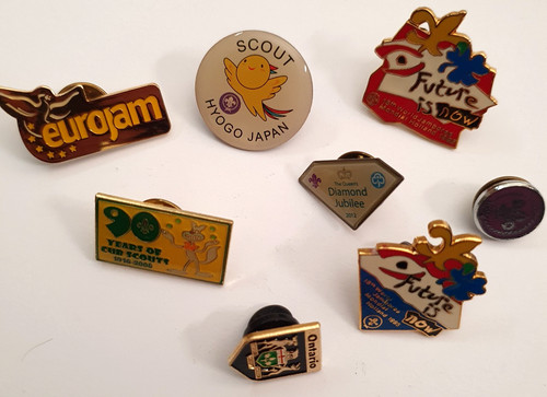 Boy scouts pin - x, badges