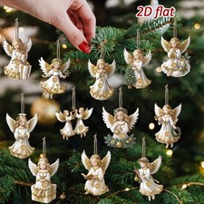 12Pcs Christmas Vintage Wooden