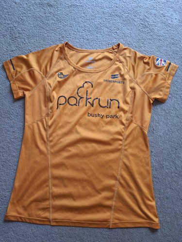 Womens parkrun orange logo - womens,