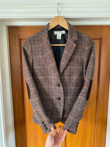Wool blend blazer jacket - h&m,