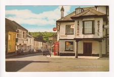 South Brent - The Square, Anchor Hotel, lost pub, Bass - c1960's Devon postcard