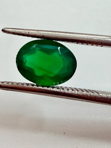 Natural green agate 8x6mm - 8x6mm, –