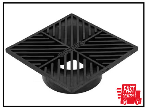 Plastic square drainage - in.,
