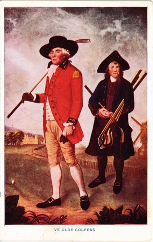 Olde golfers fantasy - golfers,