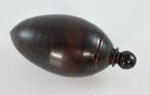 Antique horn snuff - horn, box