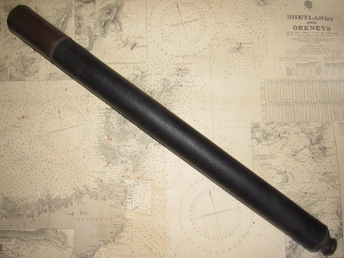 07c42 old marine telescope - marine,