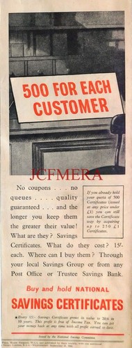 Wartime national savings - wartime,