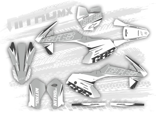 Graphics kit fits gasgas 50 - kit,