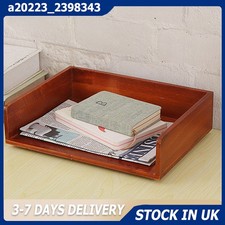 Wooden Letter Document Tray