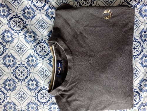Mens fred perry - crew, neck