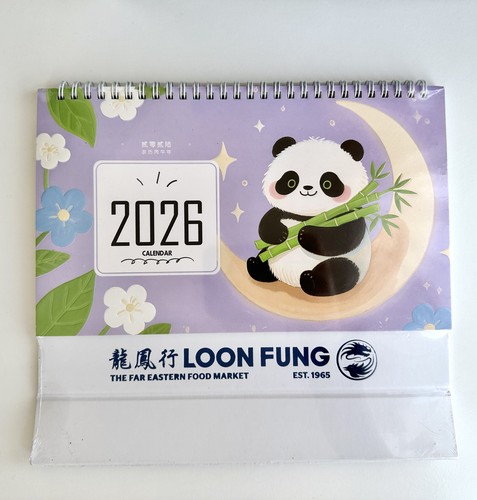 Panda chinese calendar 2026 - panda,