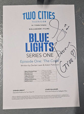SIGNED SIAN PHILLIPS BLUE LIGHTS EPISODE 1 SCRIPT COVER CHARITY AUCTION GRACE