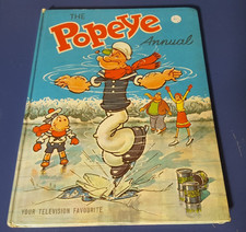 Vintage Popeye Annual published 1964. Purnell hardback King Features Syndicate.