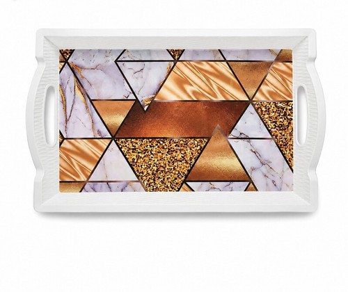 Serving tray with - tray,