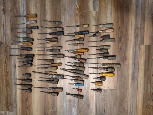Antique wood handle tools - antique,