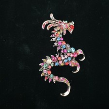 Rhinestone chinese dragon - rhinestone,