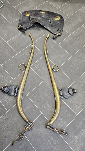 Antique solid brass horse - solid,
