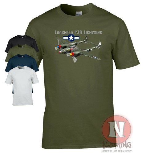 P38 lightning shirt ww2 - lightning,