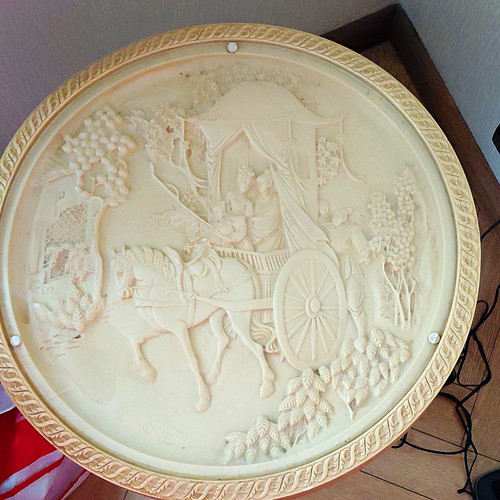 Vintage coffee table with - coffee,