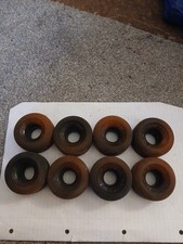 ORIGINAL 90s Two Tone Sims Street Snake Quad Rollerskate Wheels