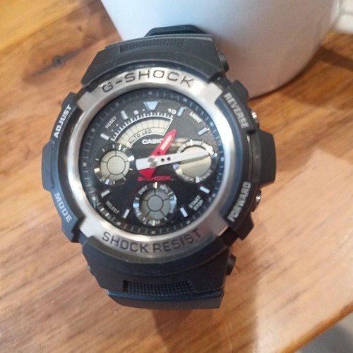 Casio shock 590 quartz - casio, aw-590