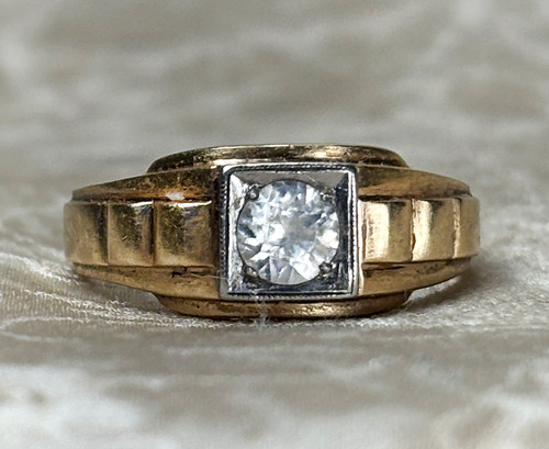 14k yellow gold carat cz - 2,