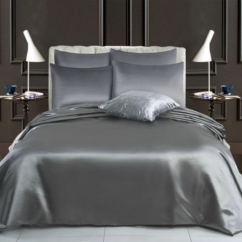 Pcs satin silk - bedding, set