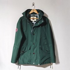 Pretty Green Like Minded Seam Sealed Green Parka Jacket Size M