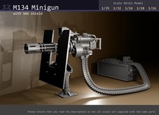 M134 Minigun with SAG - 1/35, 1/32, 1/24, 1/18, 1/16 resin model