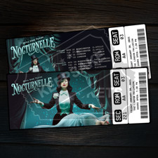 Dita Von Teese - Nocturnelle Mock Ticket | Personalised Gift Reveal | Keepsake